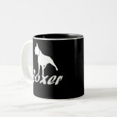 Witte boxer mok (Voorkant links)
