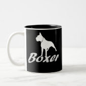 Witte boxer mok (Links)
