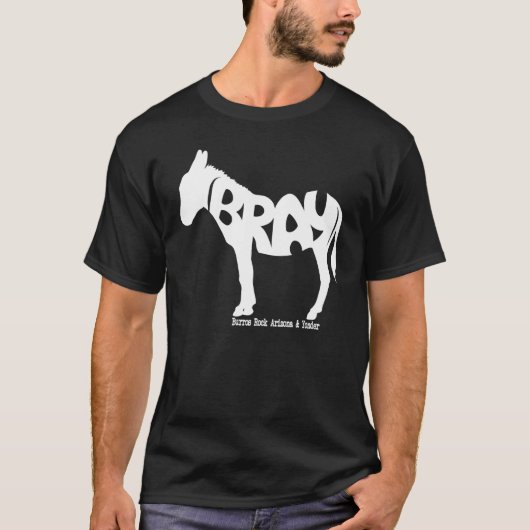 Witte BRAY Burro Boxy T-shirt (Voorkant)