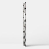 Witte breinwol textuur camouflage foto backgrou Case-Mate iPhone case (Achterkant / Rechts)