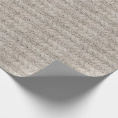 Witte breiwol, textuur achtergrond cadeaupapier (Hoek)
