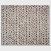Witte breiwoltextuur achtergrond. cadeaupapier (Vlak)