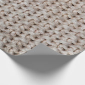 Witte breiwoltextuur achtergrond. cadeaupapier (Hoek)