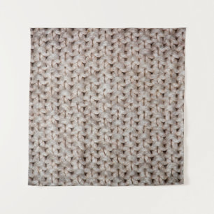 Witte breiwoltextuur achtergrond. wandkleed