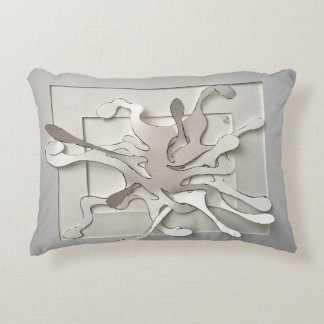 witte breuk accent kussen