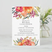 Witte Bridal Luncheon Weddenschap Kaart (Staand voorkant)