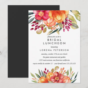 Witte Bridal Luncheon Weddenschap Kaart