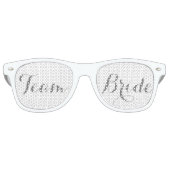 Witte bride retro zonnebril (Voorkant)