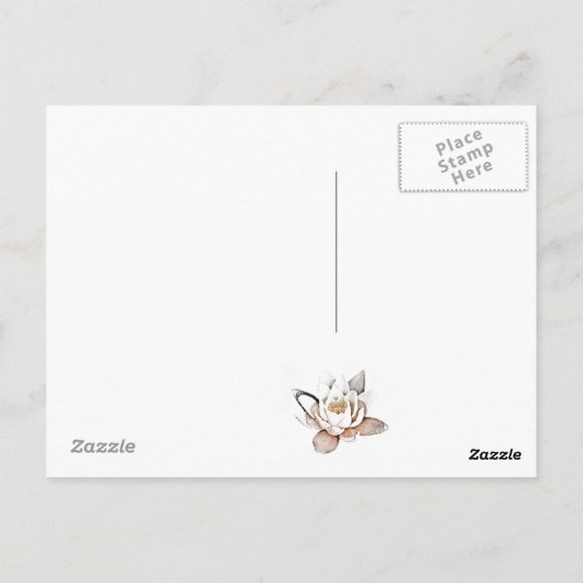 WITTE BRIEFKAART (Achterkant)