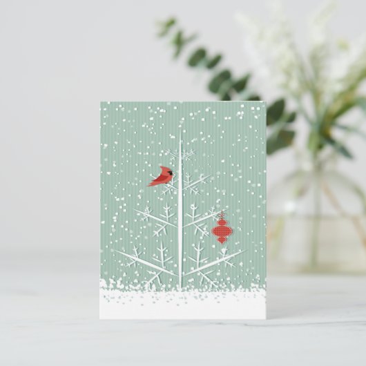 Witte Briefkaart (Staand voorkant)