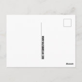 Witte Briefkaart (Achterkant)