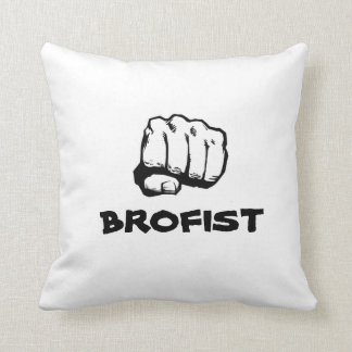Witte BROFIST Pillow. Kussen