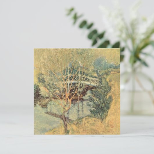 Witte brug door Tarreman,  impressionisme (Staand voorkant)