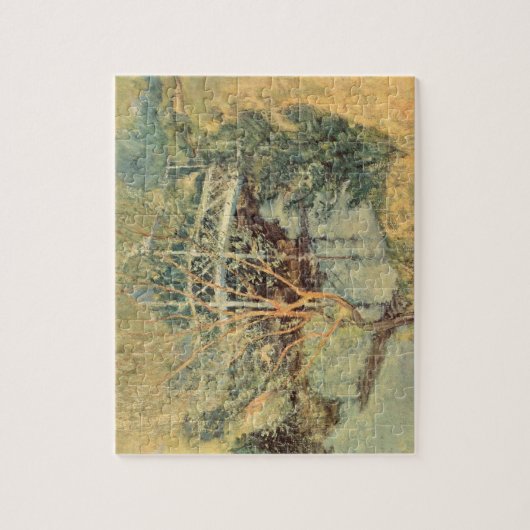 Witte brug door Tarreman,  impressionisme Legpuzzel (Verticaal)