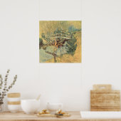 Witte brug door Tarreman, impressionisme Poster (Keuken)