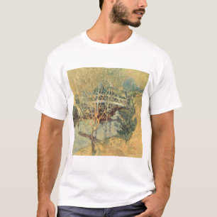 Witte brug door Tarreman, impressionisme T-shirt