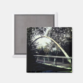 Witte brug magneet (Voorkant / Achterkant)