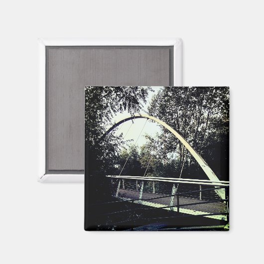 Witte brug magneet (Voorkant / Achterkant)