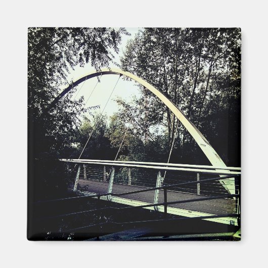 Witte brug magneet (Voorkant)