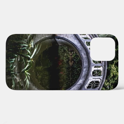 WITTE BRUG, OVERGELEID DOOR BOMEN Case-Mate iPhone CASE (Achterkant (horizontaal))