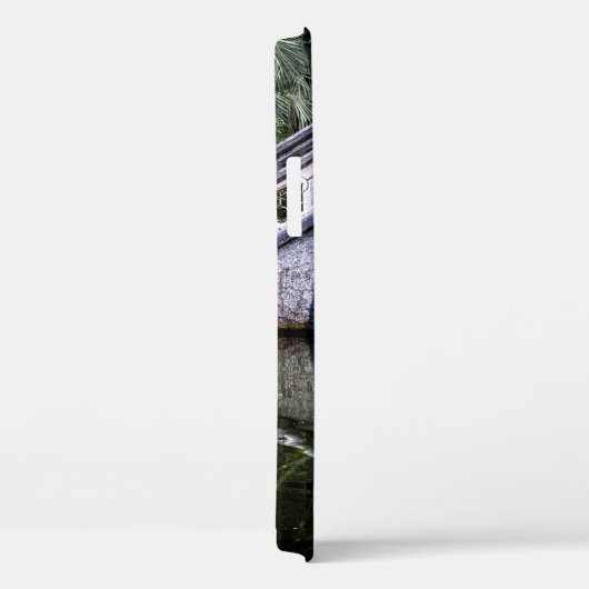 WITTE BRUG, OVERGELEID DOOR BOMEN Case-Mate iPhone CASE (Achterkant / Rechts)