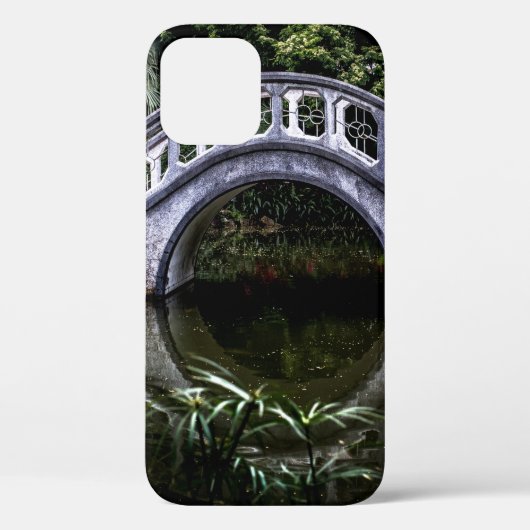 WITTE BRUG, OVERGELEID DOOR BOMEN Case-Mate iPhone CASE (Achterkant)