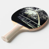 Witte brug tafeltennisbatje (Voorkant Gekanteld)