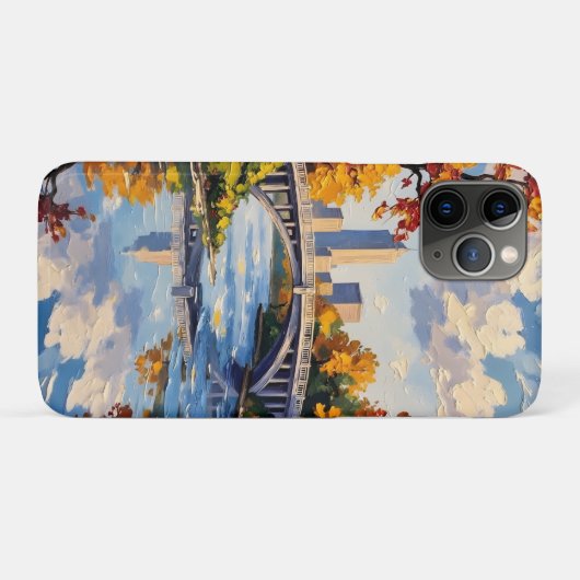 Witte brug van Indianapolis over de White River Case-Mate iPhone Case (Achterkant (horizontaal))