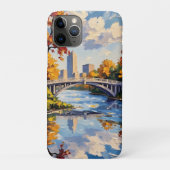 Witte brug van Indianapolis over de White River  Case-Mate iPhone Case (Achterkant)