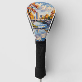Witte brug van Indianapolis over de White River Golfheadcover