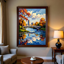 Witte brug van Indianapolis over de White River