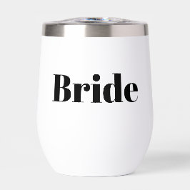 Witte Bruid Stamloze Wijn Tumbler