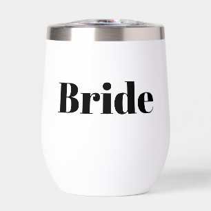 Witte Bruid Stamloze Wijn Tumbler