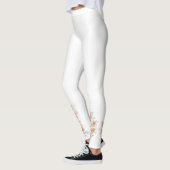Witte bruids bloemenbruid & bruidsmeisje leggings (Links)
