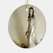 Witte Bruids III Keramisch Ornament (Links)