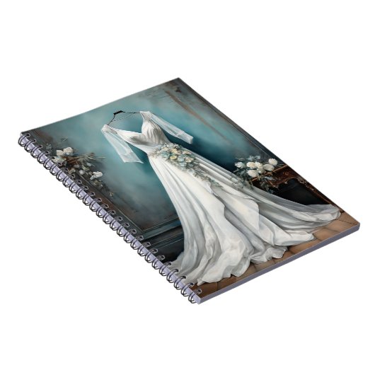  witte bruidsjurk notitieboek (Rechterzijde)