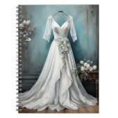  witte bruidsjurk notitieboek (Voorkant)