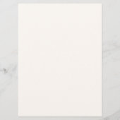 Witte bruiloft aanpasbare platte menu (Achterkant)