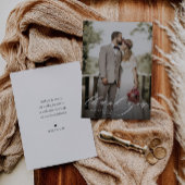 witte bruiloft bedankt je kaartje