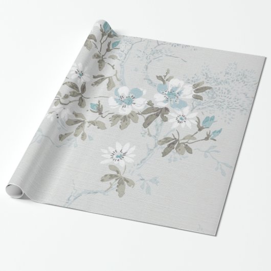Witte Bruiloft Cadeaupapier (Uitgerold)