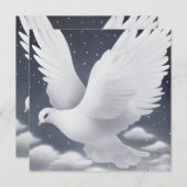 Witte bruiloft in wolken (Voorkant / Achterkant)