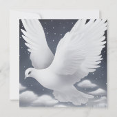 Witte bruiloft in wolken (Achterkant)