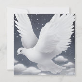 Witte bruiloft in wolken (Voorkant)