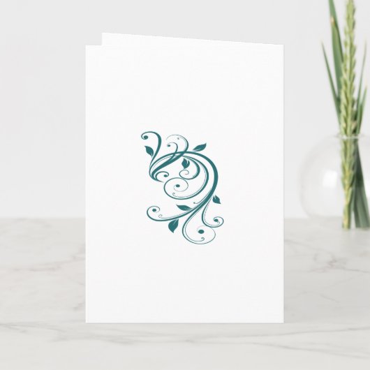 Witte bruiloft-jurk, zwendel op blauwgroen Bridesm (Achterkant)