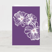 Witte bruiloft op paarse aanvraag voor Bridesmaid (Achterkant)