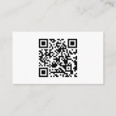 Witte Bruiloft Website Behuizing Kaart (Achterkant)