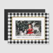  Witte Buffalo-geplakt fototoestel Magnet Holiday  (Voorkant / Achterkant)