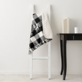 Witte buffalo Pset Woodland Boslijn Sherpa Deken (In situ)