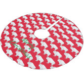 Witte Buffalo Thunder_Cove Kerstboom Rok (Gekanteld)