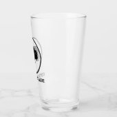 Witte buffel in de openlucht Beer Glass Tumbler (Links)